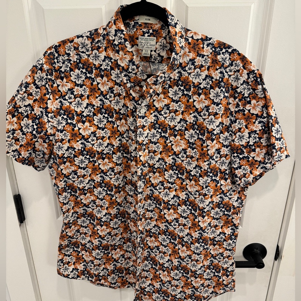 J Crew floral shirt